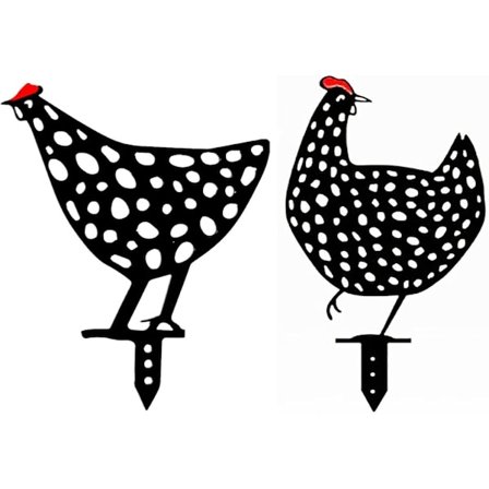 Puutarhakanat Koristeet, 2 Kpl Kana Piha Taidetta, Piha Kukko Patsas, Hieno Puutarha Koriste