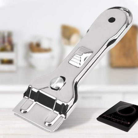 Mote Glass Keramisk Stekebrett Skrape Rengjøringsfjerner Ovns Kjøkkenredskaper Rengjøringsverktøy Med Blad