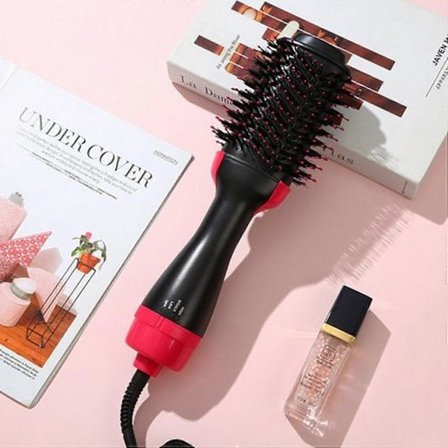 Varmluftsborste för snabb styling och lockning