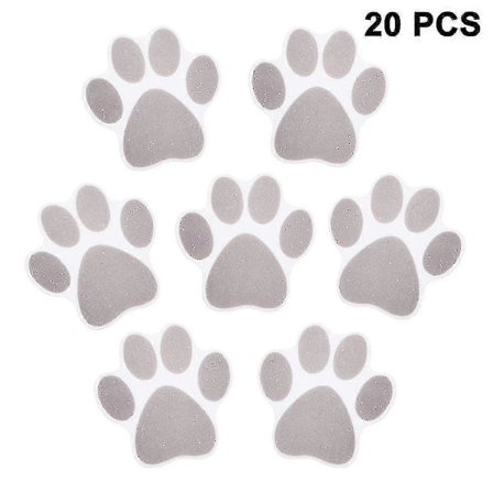 20 Liukuestetarraa kylpyammeeseen, liimattava tassunjälki, liukumaton