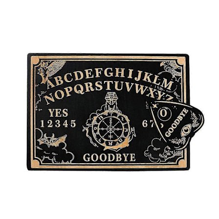 12" Ouija Board Træ Spådomspendulbræt Graveret Magisk Bræt Heks Sol Pendulbræt Kit Wiccan Alter Forsyninger