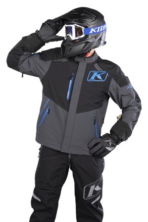 Jacke Klim Traverse Schwarz/Blau M