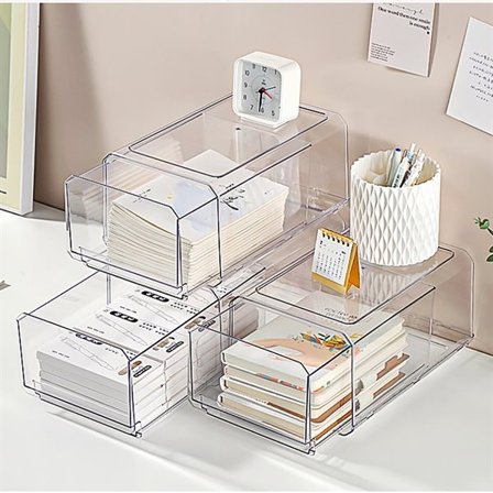 Förvaringslåda i klarplast 30x20x15cm