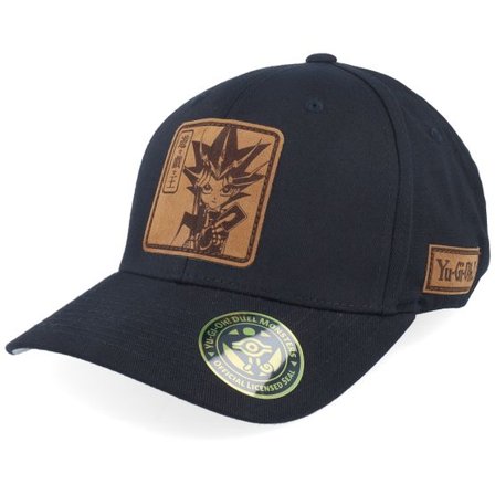 Yu-Gi-Oh! - Svart flexfit Keps - Yami Yugi Engraved Black Flexfit - Yu-Gi-Oh @ Hatstore