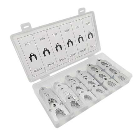 144 stk. Justeringsskive Sortimentssæt Multipurpose Slidsede Skiver Sæt [DB]