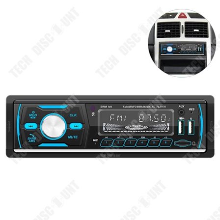 Autoradio Bluetooth - TECH DISCOUNT - TD - Dubbel USB - DAB - 60W