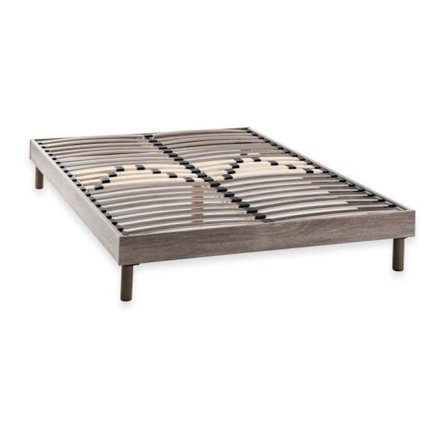 DEKO DREAM Sänky pakettina 140x190 - Tammi- ja harmaa koriste