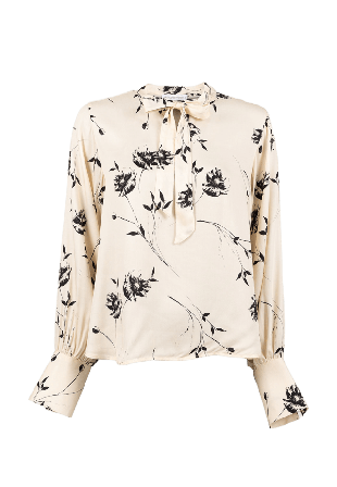 The Shirt Factory Blus Jane Ivory Bloom Skjortor Dam Vit 38