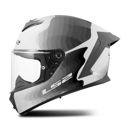 Casco Integral LS2 FF820 Rapid III Flow Blanco/Gris S
