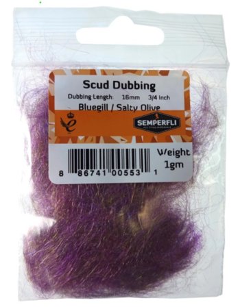 Semperfli Scud Dubbing - Bluegill / Salty Olive