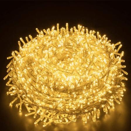 50m 1000LEDs Elegear L mmin valkoinen ulkojouluvalot