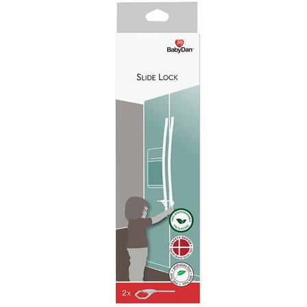 BabyDan Slide Lock 2 stk., Børn & Forældre, Babyudstyr, Sikkerhed