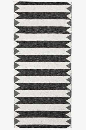 Horredsmattan - Plastmatta Peak 70 x 250 cm - Svart - Plastmattor - 70X250 - Från Homeroom