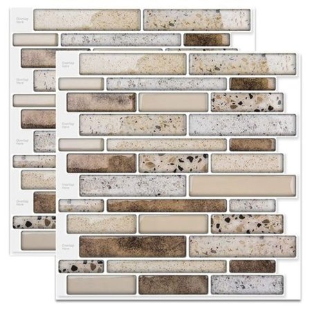 2 stk 3D dråpe plast krystall vegg klistremerker selvklebende tapet for kjøkken