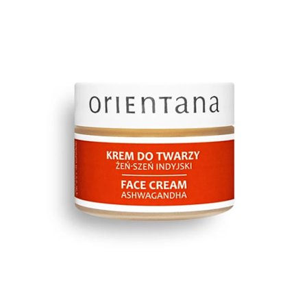 Orientana Natural Face Cream 40 g - Naturlig ansiktskräm Indisk ginseng Ashwagandha