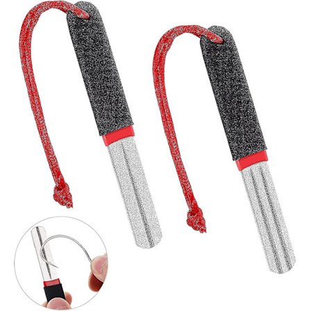 Kalastuskoukkujen teroittimet, kaksisivuinen timanttitiedosto, urheilukalastuskoukkujen teroitin