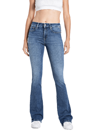Replay Joella Flared Bootcut Jeans Dam Blå W32/L32