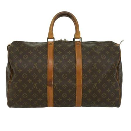 Louis Vuitton Vintage, Pre-owned Canvas travel-bags Bruin, Dames, Maat:ONE Size,leer