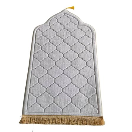 Preget muslimsk bønneteppe, sammenleggbart og bærbart bønneteppe for effektiv beskyttelse av knær