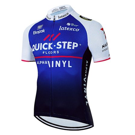 Ny Quick Step Cykeltröja Kortärmad Cykeltröja 19d Shorts Mtb Cykelkläder Ropa Ciclismo Maillot Bike Wear