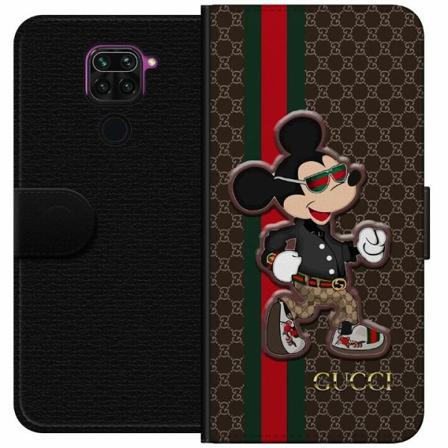 Xiaomi Redmi Note 9 Plånboksfodral Cc Happy Mouse