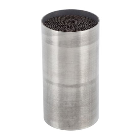 Motorcykel Udstødningsrør Katalysator Rustfrit Stål Forreste Mellemste Udstødningsdæmper Katalysator Universal til Motorcykel 53x100mm/2.08x3.93in