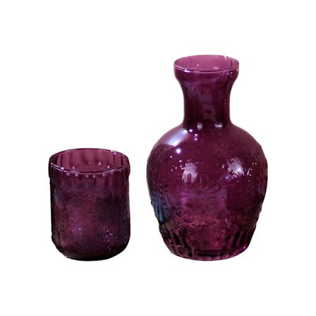 Juice Kanna Set Bediside Karaff Med Glaskopp Vardagsrum Kök Sovrum Vatten Kanna Set