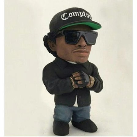 Legend Hip Hop Rapper Commemorative Resin Statue Minifigures Ornaments Decor C
