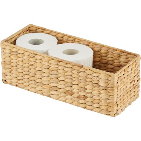 Pilefletkurv - Naturlig vandhyacint flettet kurv - Ideel opbevaring