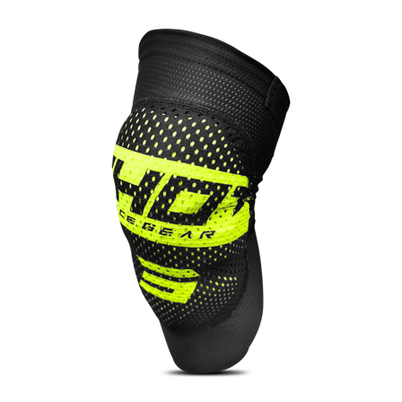 Shot Airlight Knee Guards Black-Neon Yellow XS/S