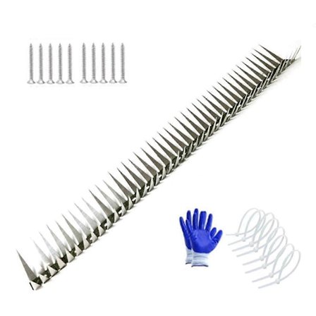 Anti Rotte Slange Ekorn Beskyttelse Blokkerer Rotter fra å Klatre Naturgass Vannrør Klimaanlegg Stikkbeskyttelse Pigger 0.5m