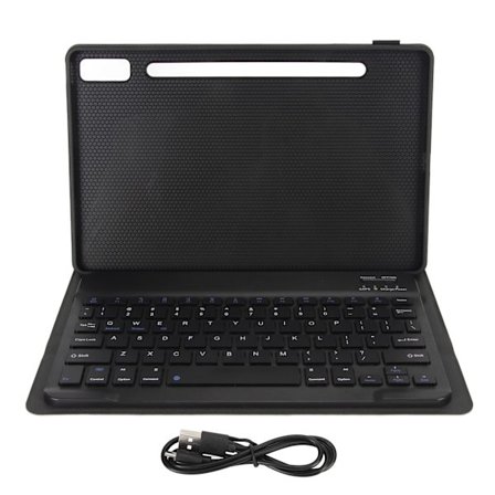 Magneettinen langaton Bluetooth-näppäimistökotelo Lenovo Tab P11 Pro 2nd Gen 2022 11.2 tuuman tabletille, musta