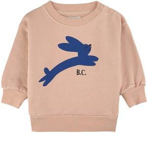 Kids - Bobo Choses Peach Jumping Hare Sweatshirt 12-18 Months - Jumpers and knitwear - 12-18 months - Pink