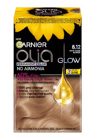 Garnier Olia permanent hårfärg 8.12 Dam Beige 1 ST
