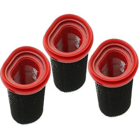 3-pakke 25.2v/21.6v filter for Bosch Flexxo serie 4 trådløs støvsuger Bbh32101 etc, erstatning