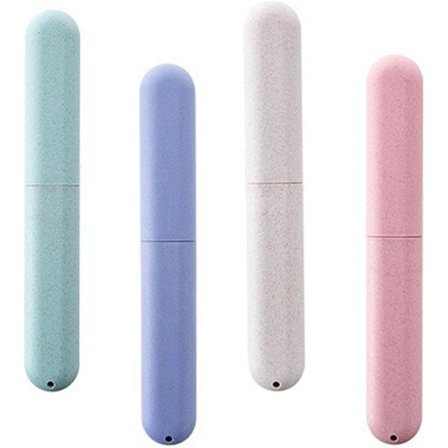 Hammasharjan pidikkeet - 4 kpl - Hammasharjan pidike - Matkakotelo - Kylpyhuonetarvikkeet - Helppo kuljettaa - Hammasharjakotelo - Hammasharjan 