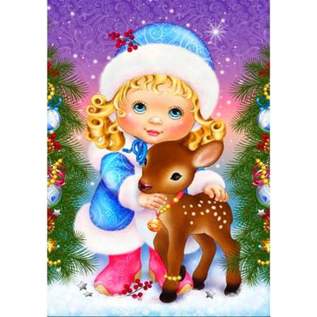 Christmas Diamond Art Painting Kit För Vuxna - Gnomes Full Dri D