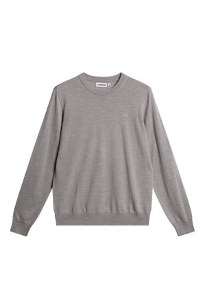 J.Lindeberg - Keane Merino Crew Neck - Grå - Man - XL