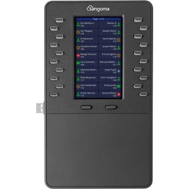 SANGOMA Expansion module, 20-keys, 3-pages, sidecar for P-series phones