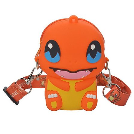 Pikachu Silikon Coin Crossbody-väska