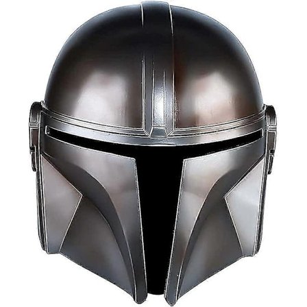 Mandalorian Hjelm Fuld Hoved Latex Maske Film Cosplay Kostume Halloween Rekvisitter til Voksne Børn-Perfekt