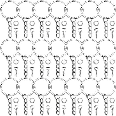 50 kappaletta avaimenperiä avaimenperiä avaimenperiä linkkiketjulla, 50 kpl