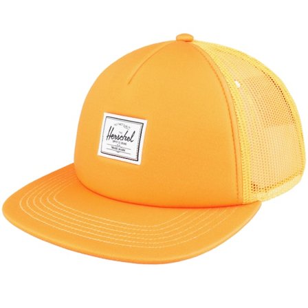 Herschel - Orange trucker Keps - Whaler Mesh Classic Logo Safety Orange Trucker @ Hatstore