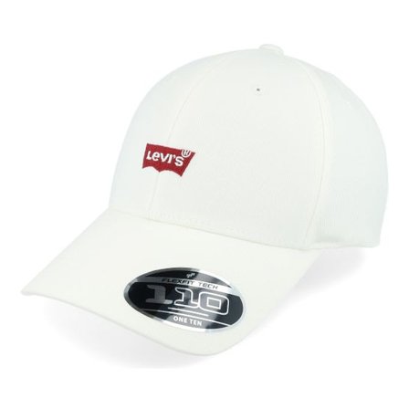 Levi's - Vit unconstructed Keps - Housemark Cap Regular White 110 Dad Cap @ Hatstore