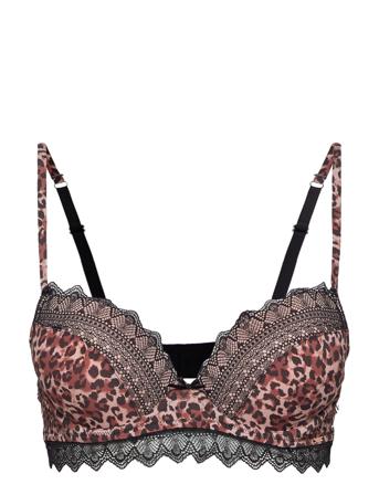 Push_Up Zena Balcony Lingerie Bras & Tops Push Up Bras Multi/mønstret Dorina