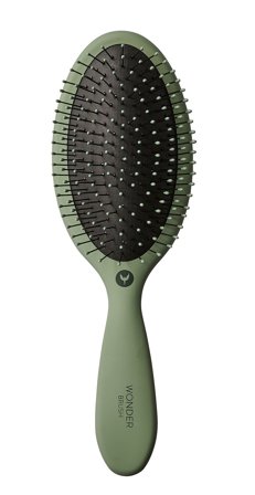 HH Simonsen Wonder Brush Army Green, Hår, Hårbørster, Øvrige