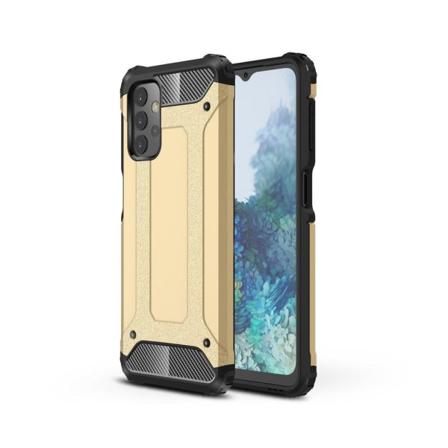 Samsung Galaxy A32 5g - Shockproof Armor Hybrid Skal - Guld Gold Guld