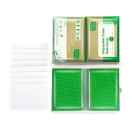 Skylbart Toiletsædebetræk / Engangsovertræk til Toiletsæde
