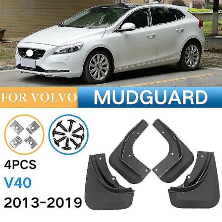 Skvettlapper Mudguards Splash Fender Guard Foran Bak Til Volvo V40 Hatchback 2013 2014 2015 2016 2017 2018 2019 Biltilbehør