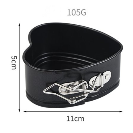 Non-stick hjärtformad form 11 cm